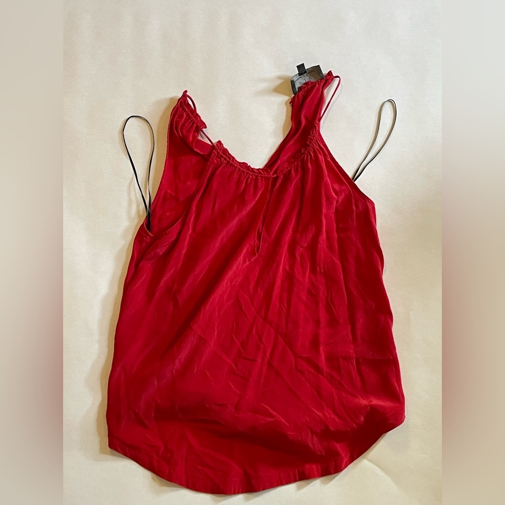 Red blouse